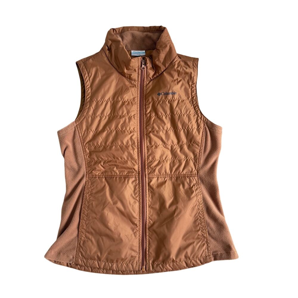 Columbia Burnt Orange Women’s Lightweight Vest Sz S